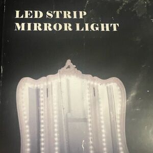 New 240 LED Strip Mirror Light Kit-13 ft, dimmer